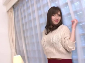 Big titted japanese milf gets filmed in backstage before photoshoot