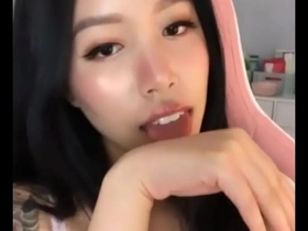 Hot asian teen solo on cam in her gamer chair - anynudes.com